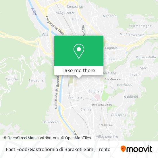 Fast Food / Gastronomia di Baraketi Sami map