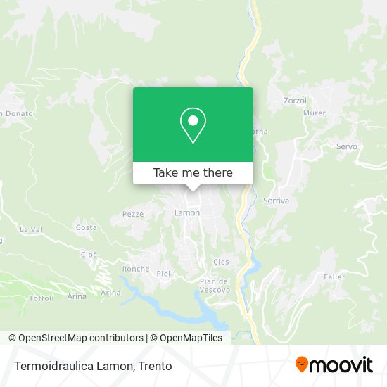 Termoidraulica Lamon map