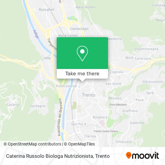 Caterina Russolo Biologa Nutrizionista map