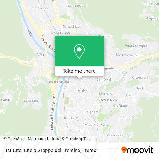 Istituto Tutela Grappa del Trentino map