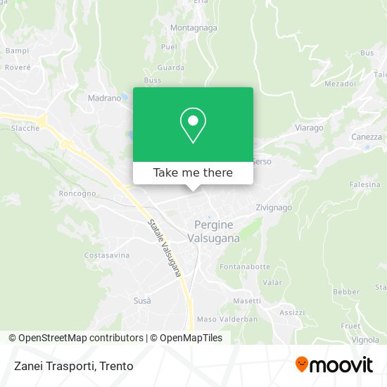 Zanei Trasporti map