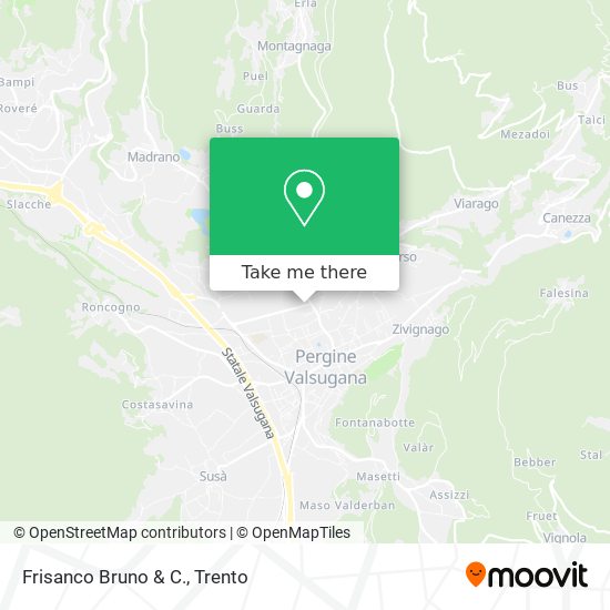 Frisanco Bruno & C. map