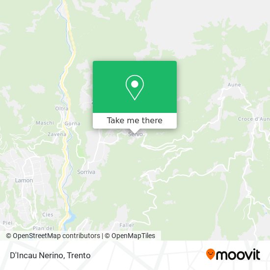 D'Incau Nerino map