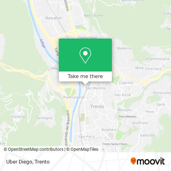 Uber Diego map