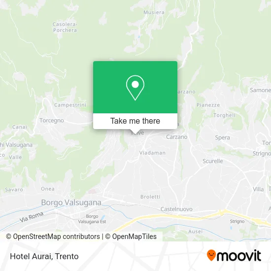 Hotel Aurai map