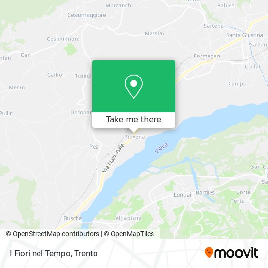 I Fiori nel Tempo map