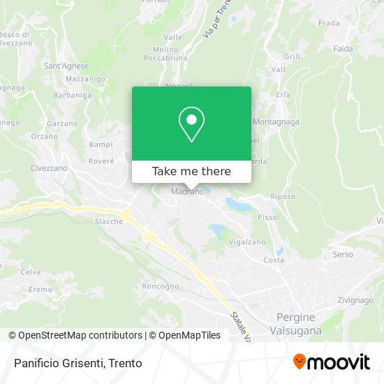 Panificio Grisenti map