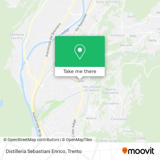 Distilleria Sebastiani Enrico map