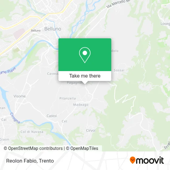 Reolon Fabio map