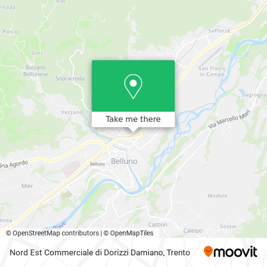 Nord Est Commerciale di Dorizzi Damiano map
