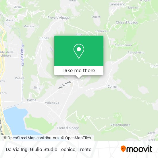 Da Vià Ing. Giulio Studio Tecnico map
