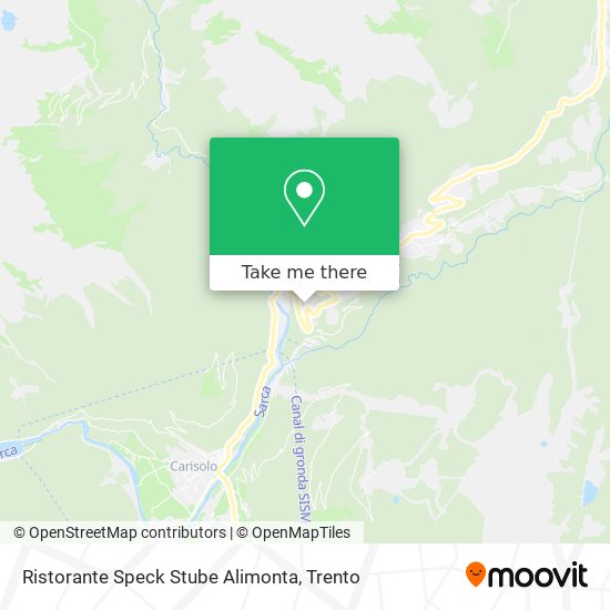 Ristorante Speck Stube Alimonta map