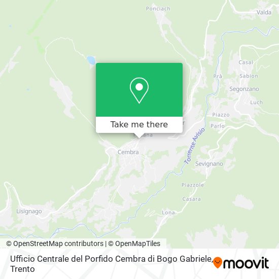 Ufficio Centrale del Porfido Cembra di Bogo Gabriele map