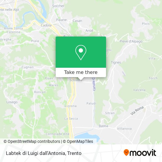 Labtek di Luigi dall'Antonia map