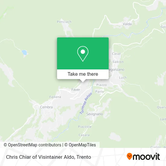 Chris Chiar of Visintainer Aldo map