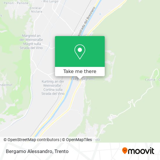 Bergamo Alessandro map