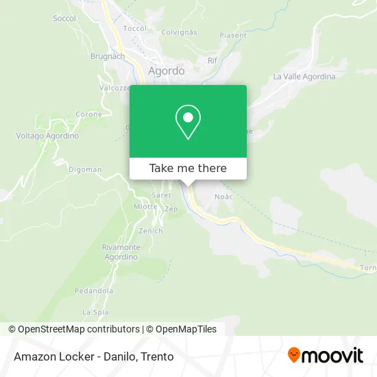 Amazon Locker - Danilo map