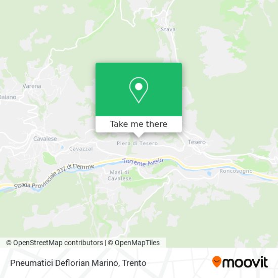 Pneumatici Deflorian Marino map