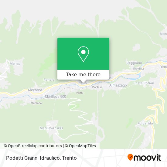 Podetti Gianni Idraulico map