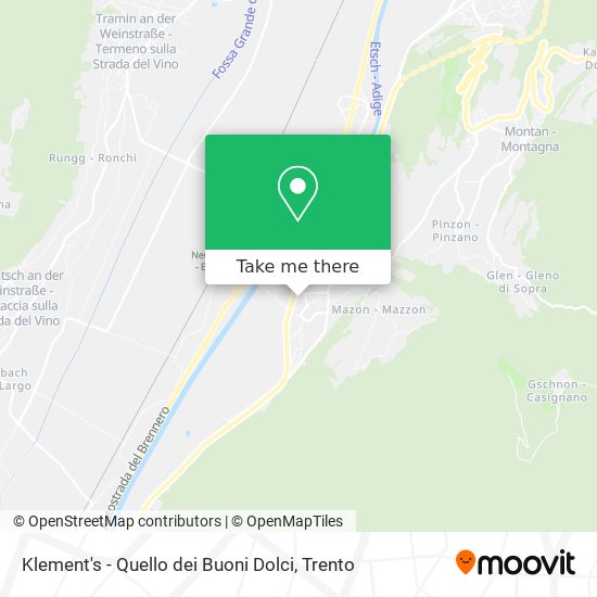 Klement's - Quello dei Buoni Dolci map