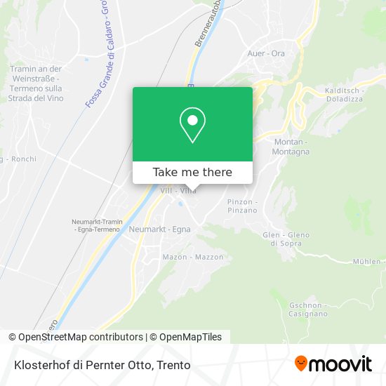 Klosterhof di Pernter Otto map