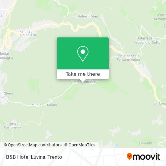 B&B Hotel Luvina map