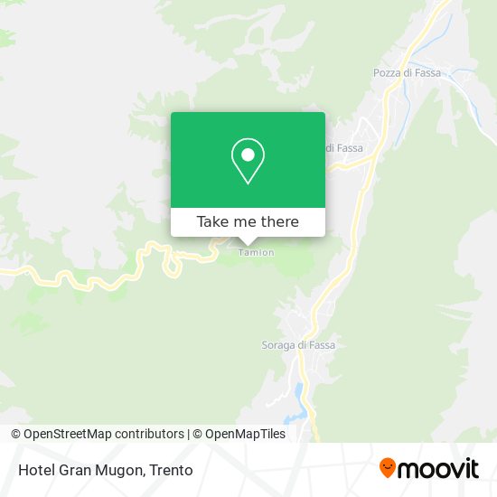 Hotel Gran Mugon map