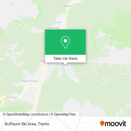 Buffaure Ski Area map