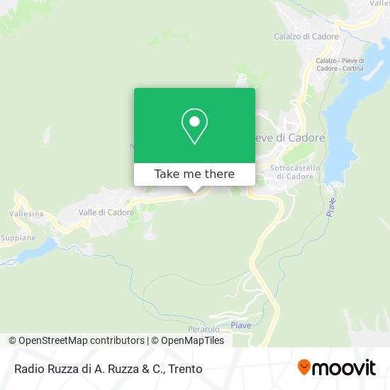 Radio Ruzza di A. Ruzza & C. map