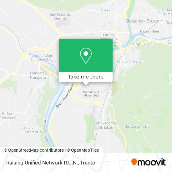 Raising Unified Network R.U.N. map