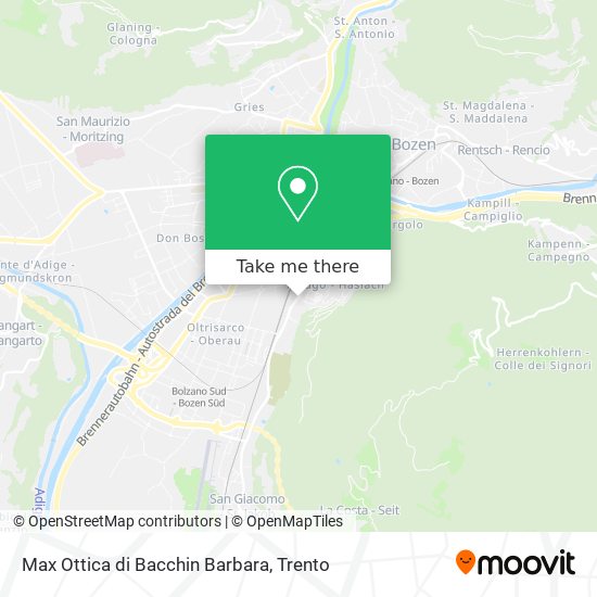 Max Ottica di Bacchin Barbara map