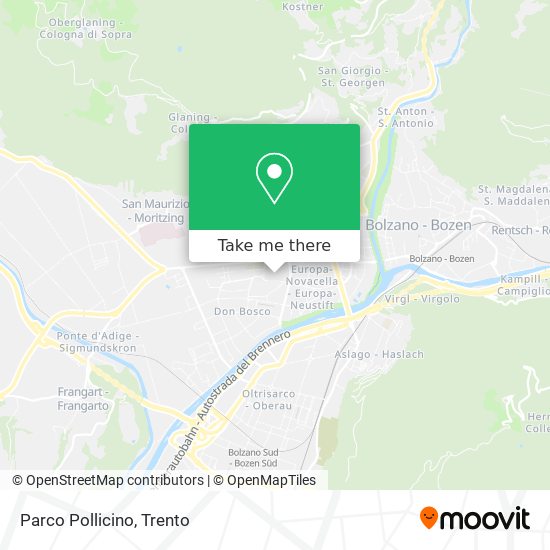 Parco Pollicino map