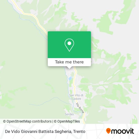 De Vido Giovanni Battista Segheria map