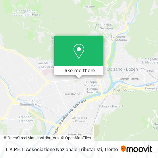 L.A.P.E.T. Associazione Nazionale Tributaristi map