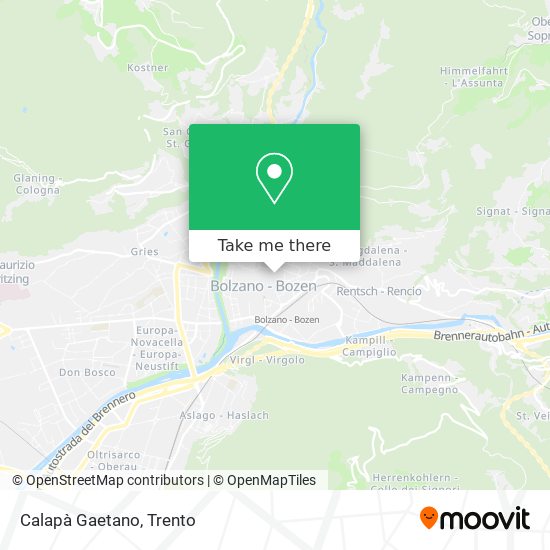 Calapà Gaetano map