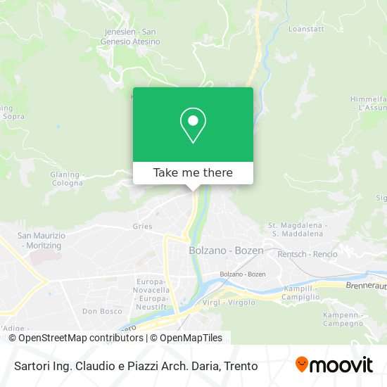 Sartori Ing. Claudio e Piazzi Arch. Daria map
