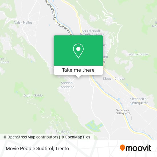 Movie People Südtirol map