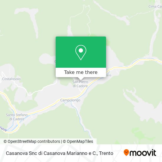 Casanova Snc di Casanova Marianno e C. map