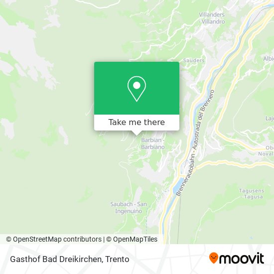 Gasthof Bad Dreikirchen map