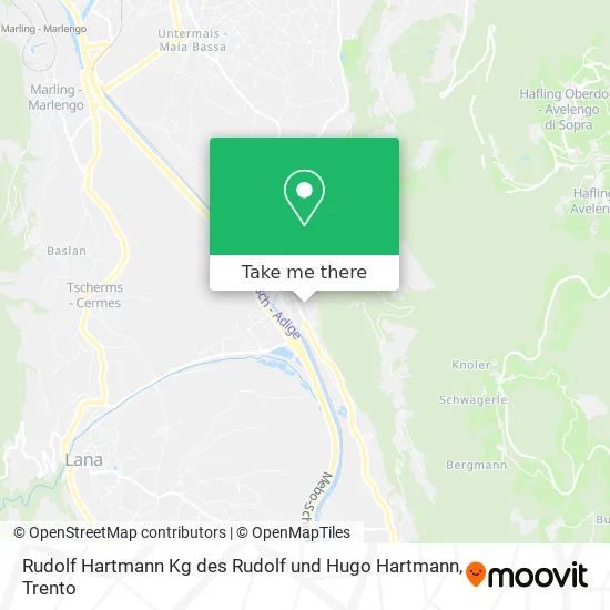 Rudolf Hartmann KG of Rudolf and Hugo Hartmann map
