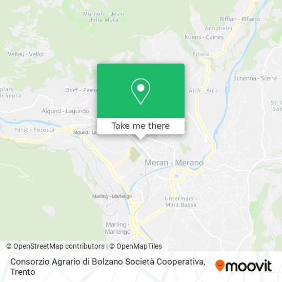 Consorzio Agrario di Bolzano Società Cooperativa map