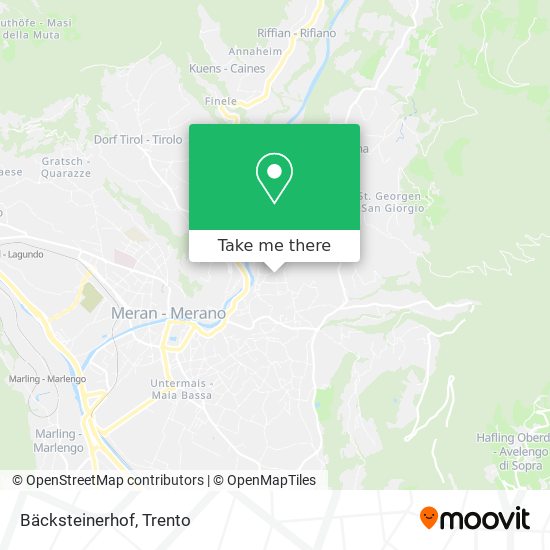 Bäcksteinerhof map