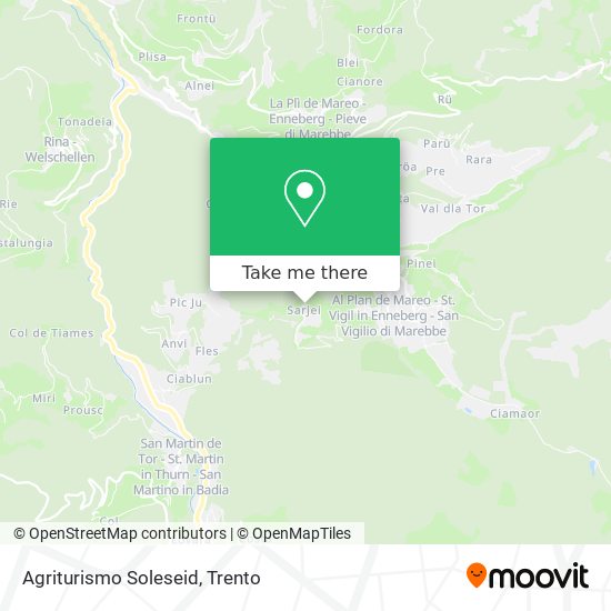 Agriturismo Soleseid map