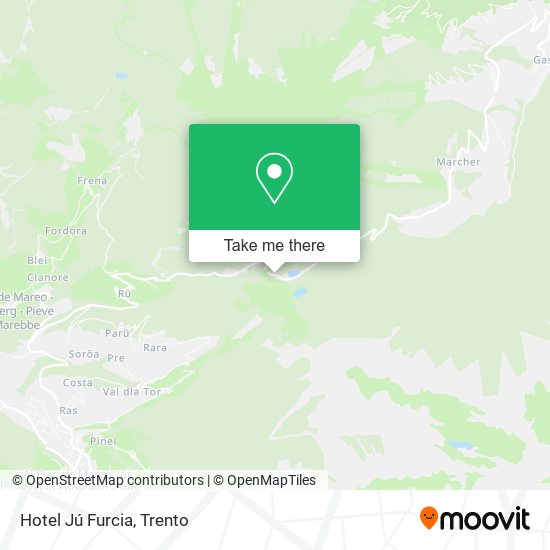 Hotel Jú Furcia map