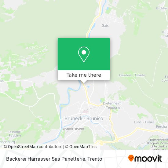 Backerei Harrasser Sas Panetterie map