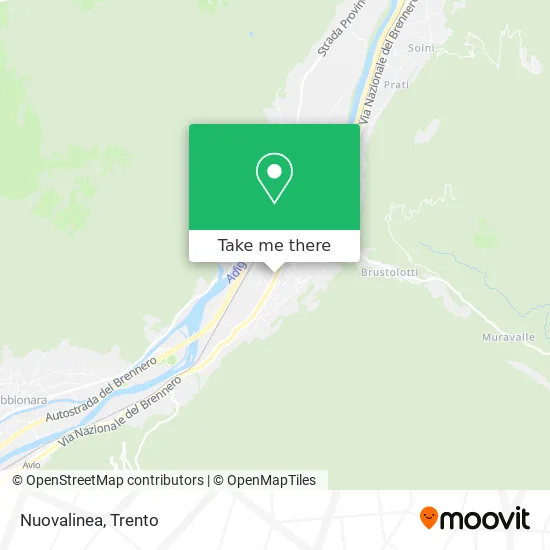 Nuovalinea map