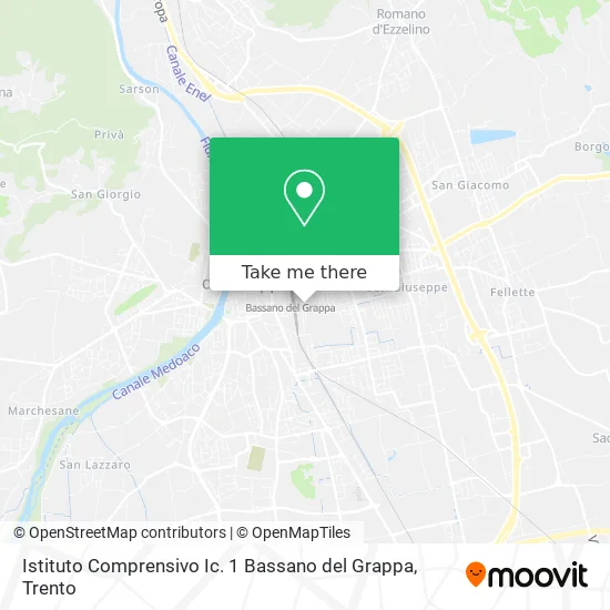 Istituto Comprensivo Ic. 1 Bassano del Grappa map