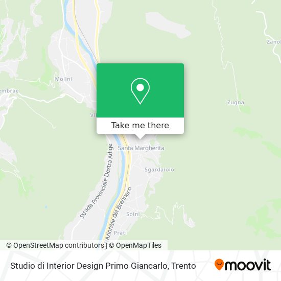 Studio di Interior Design Primo Giancarlo map