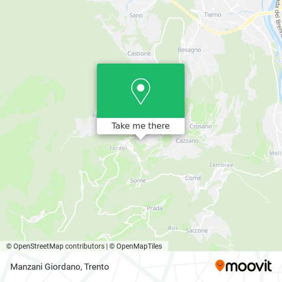 Manzani Giordano map
