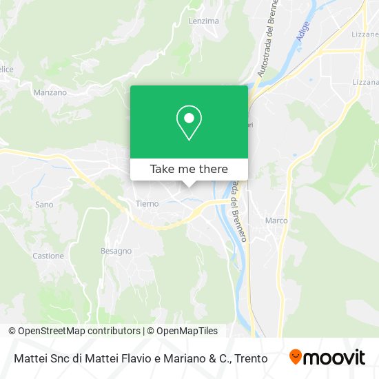 Mattei Snc di Mattei Flavio e Mariano & C. map